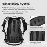 KAILAS Far Mountain16L Lightweight Hiking Backpack Trekking Daypack Small Backpacks Traveling Camping Silent Black