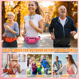 Kajaia 14 Pcs Fanny Pack Bulk 80s 90s Waterproof Crossbody Waist Bag Traveling Running Exercise Waist Pack with Adjustable Belt Holographic Bum Bag for Women Men Travel Rave(Novelty Style,Colorful)