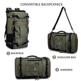 KAKA Classic Laptop Backpack, Travel Hiking & Camping Dayback for Women Men, Water - Resistant Big Bookbag Fits 17 Inch Laptop and Notebook Black