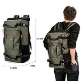KAKA Classic Laptop Backpack, Travel Hiking & Camping Dayback for Women Men, Water - Resistant Big Bookbag Fits 17 Inch Laptop and Notebook Black