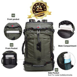 KAKA Travel Backpack, Carry On Backpack Durable Convertible Duffle Bag Fit for 15.6 Inch Laptop for Men and Women(Medium 35L)
