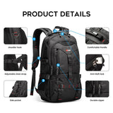 KAKA Travel Backpack Fight Approved with 17.3 inch Laptop Lackpack Compartment Outdoor Duffle Bag for men and women