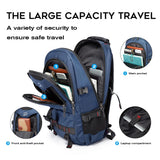 KAKA Travel Backpack Fight Approved with 17.3 inch Laptop Lackpack Compartment Outdoor Duffle Bag for men and women