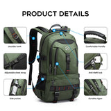 KAKA Travel Backpack Fight Approved with 17.3 inch Laptop Lackpack Compartment Outdoor Duffle Bag for men and women