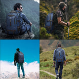 KAKA Travel Backpack Fight Approved with 17.3 inch Laptop Lackpack Compartment Outdoor Duffle Bag for men and women