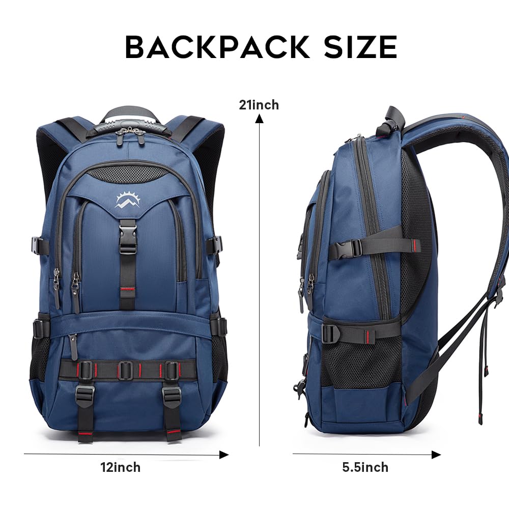 Kacka Rucksack KAKA Travel Backpack Fight Approved with 17.3 inch Laptop Lackpack ...