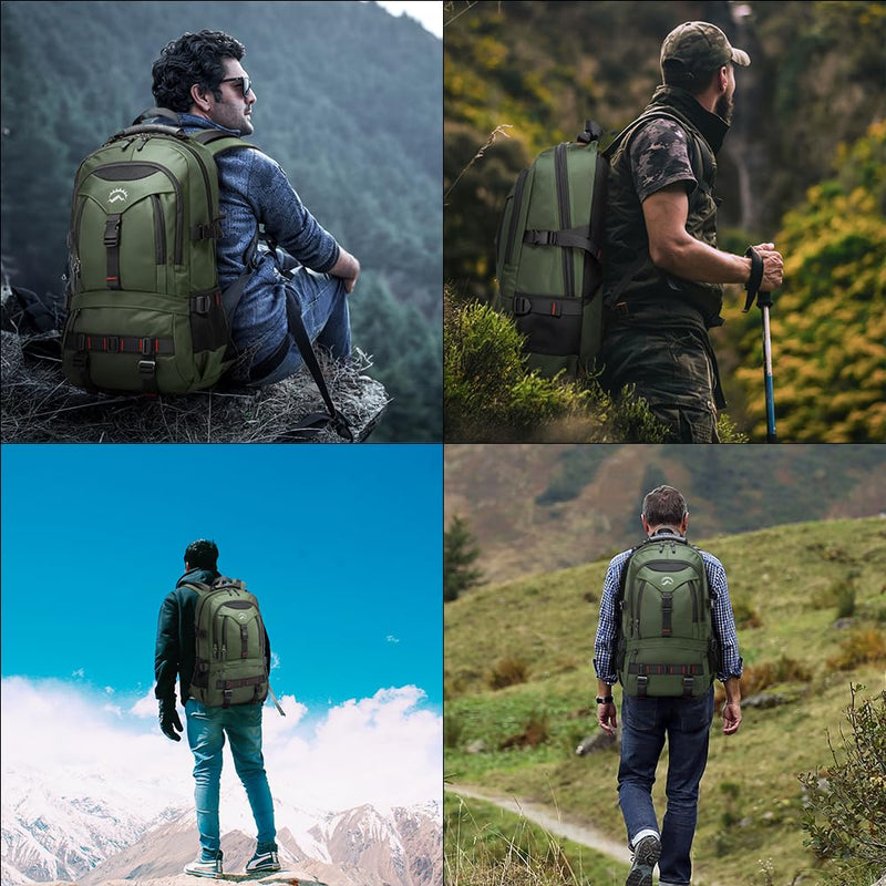 KAKA Travel Backpack Fight Approved with 17.3 inch Laptop Lackpack Compartment Outdoor Duffle Bag for men and women