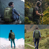KAKA Travel Backpack Fight Approved with 17.3 inch Laptop Lackpack Compartment Outdoor Duffle Bag for men and women