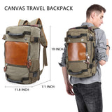 KAKA Travel Laptop Backpack, Green, 15.6 - inch Laptop Compartment