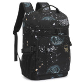 Kalesi Cooler Backpack 36 Cans Lightweight Insulated Backpack Cooler Leak - Proof Travel Camping Lunch Backpack Outdoor Cutlery Backpack for Men and Women (B - Starry Sky)