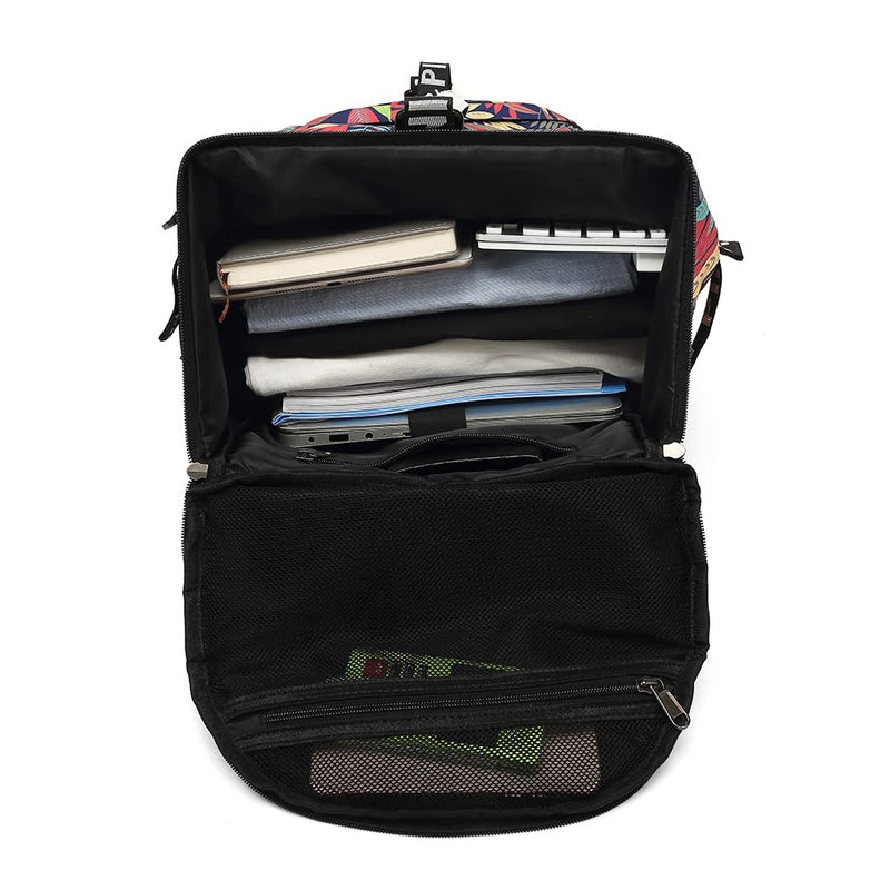 Kalesi Floral Gym Duffle Bag Backpack 4 ways for Women Waterproof with Shoes Compartment for travel Sport Hiking laptop Lightweight