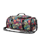 Kalesi Floral Gym Duffle Bag Backpack 4 ways for Women Waterproof with Shoes Compartment for travel Sport Hiking laptop Lightweight