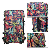 Kalesi Floral Gym Duffle Bag Backpack 4 ways for Women Waterproof with Shoes Compartment for travel Sport Hiking laptop Lightweight