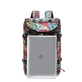 Kalesi Floral Gym Duffle Bag Backpack 4 ways for Women Waterproof with Shoes Compartment for travel Sport Hiking laptop Lightweight