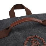 Kalesi Gym Duffle Bag Backpack 4 - Way Vintage canvas with Shoes Compartment for travel Sport Hiking laptop (Vintage black)