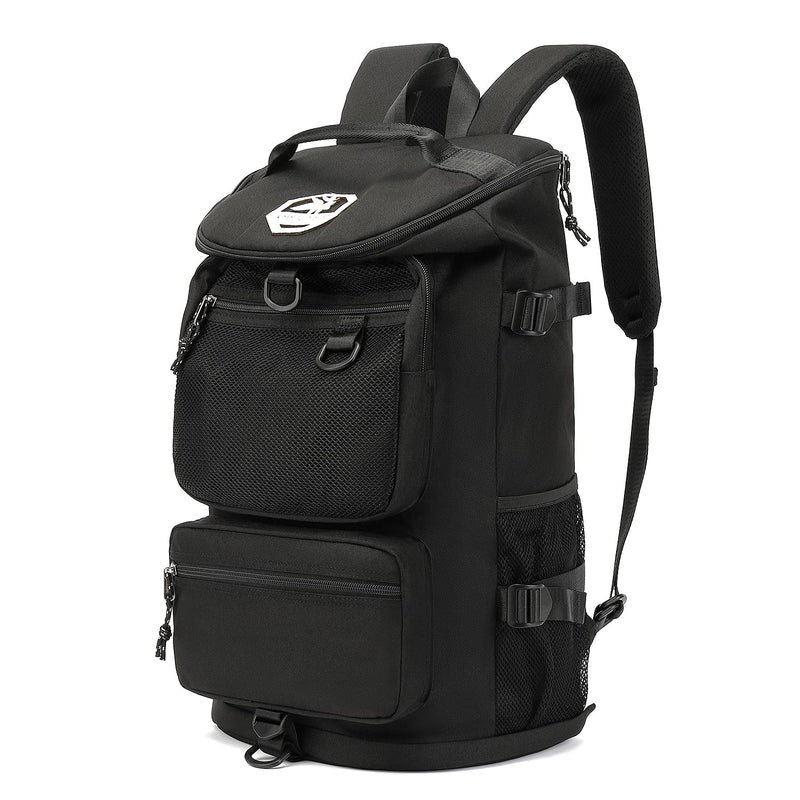 Kalesi Gym Duffle Bag Backpack 4 - Way Waterproof with Shoes Compartment for travel Sport Hiking laptop (Black)