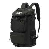 Kalesi Gym Duffle Bag Backpack 4 - Way Waterproof with Shoes Compartment for travel Sport Hiking laptop (Black)