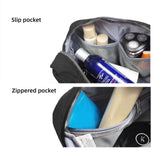 kalgoTeal Travel Toiletry Bag 5L, Compact Travel Organizer with Waterproof TPU Wet/Dry Compartment