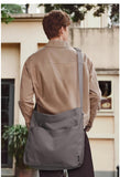 KALIDI Canvas Tote Bag Large Hobo Crossbody Shoulder Handbag Zipper Messenger Bag for Women or Men Casual College Work