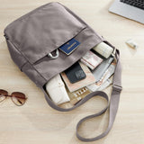 KALIDI Canvas Tote Bag Large Hobo Crossbody Shoulder Handbag Zipper Messenger Bag for Women or Men Casual College Work