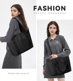 KALIDI Tote Bag for Women,Shoulder Bag with Laptop Compartment for work Leisure Nylon Top - Handle Foldable Weekend