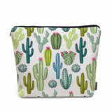 Kalygon Cactus Makeup Bag For Women, Adorable Cosmetic Bag Makeup Bags, Tropical Succulent Cactus Cacti Green Zipper Bag Travel Bags Toiletry Organizers Pouch Bags Washing Bags For Gym Bathroom