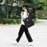 KAMO Floral Tote Bag - Waterproof Lightweight Handbags Travel Shoulder Bag for Hiking Yoga Gym Swimming Travel Beach