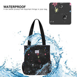 KAMO Floral Tote Bag - Waterproof Lightweight Handbags Travel Shoulder Bag for Hiking Yoga Gym Swimming Travel Beach