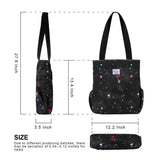 KAMO Floral Tote Bag - Waterproof Lightweight Handbags Travel Shoulder Bag for Hiking Yoga Gym Swimming Travel Beach