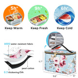 Kaome Lunch Backpack 15.6 Inch Laptop Backpack for Women with USB Port Nurse Gift Teacher Work Backpack Cooler Insulated Lunch Bag Waterproof Daypacks for Work Picnic Travel Anti - theft