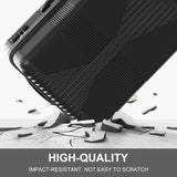 Karl home Luggage Sets 3 Piece, PP Hard Case Suitcase Set with Built - in Lock Spinner Wheels, Lightweight Durable Carry on Luggage for Business Travel - Black (20"/24"/28")