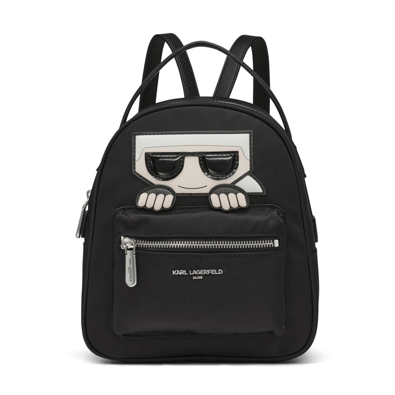 KARL LAGERFELD Paris Women's Handbags Backpack,Black Multi,1SZ