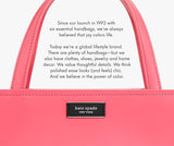 kate spade new york Cute Canvas Tote Bag for Women, Canvas Beach Bag, Book Tote with Pocket, Stack of Classics