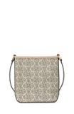 kate spade new york Spade Flower Coated Canvas Small Swingpack, Neutral Multi
