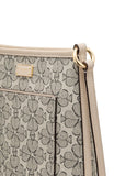 kate spade new york Spade Flower Coated Canvas Small Swingpack, Neutral Multi