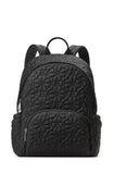 Kate Spade New York Womens Tilly Quilted Fabric Large Backpack, Black, One Size