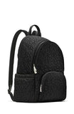 Kate Spade New York Womens Tilly Quilted Fabric Large Backpack, Black, One Size