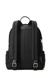 Kate Spade New York Womens Tilly Quilted Fabric Large Backpack, Black, One Size