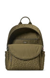 Kate Spade New York Womens Tilly Quilted Fabric Large Backpack, Oolong Green, One Size