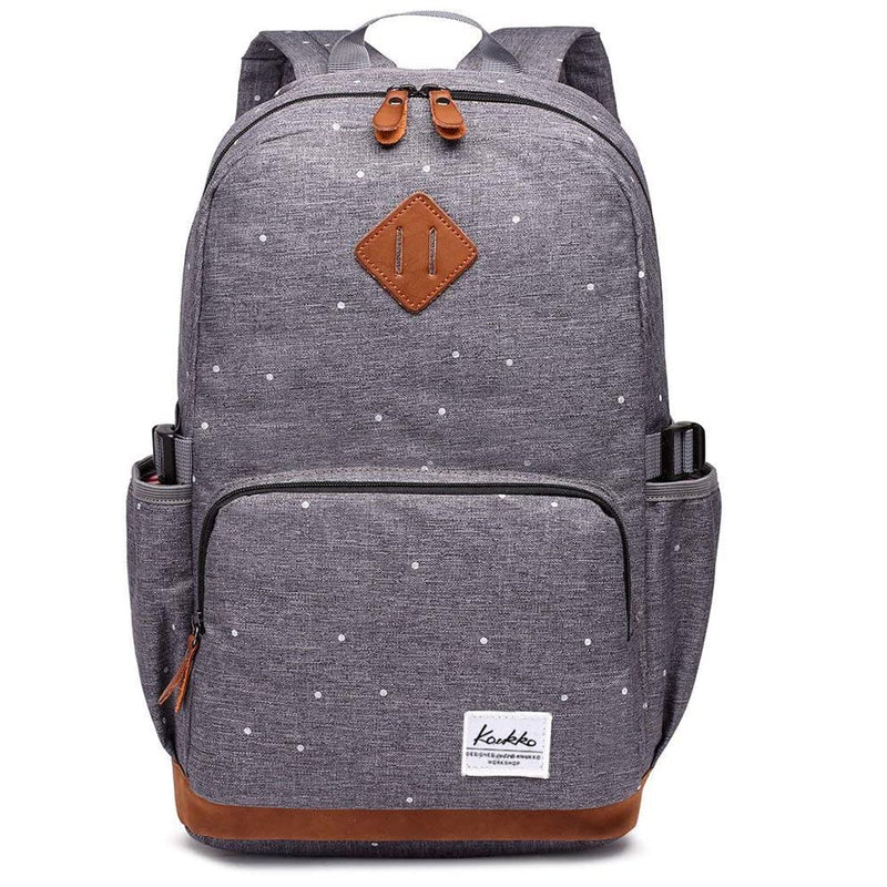 KAUKKO Causal Backpack - Daypack, Spacious and Classy fits 14" Laptop, 17.55L