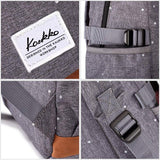 KAUKKO Causal Backpack - Daypack, Spacious and Classy fits 14" Laptop, 17.55L