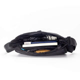 KAUKKO Classic Messenger Bag Durable Water - Resistant fits 10inch Tablet (04BLACK)