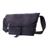 KAUKKO Classic Messenger Bag Durable Water - Resistant fits 10inch Tablet (04BLACK)
