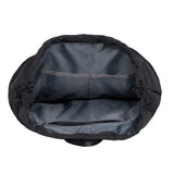 KAUKKO Drawstring Sports Backpack Gym Yoga Bag Shoulder Rucksack for Men and Women (3 - BLACK)