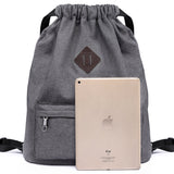 KAUKKO Drawstring Sports Backpack Gym Yoga Bag Shoulder Rucksack for Men and Women