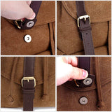 KAUKKO Ep6 Unisex Backpack, Khaki[k1016], L, For outdoor use
