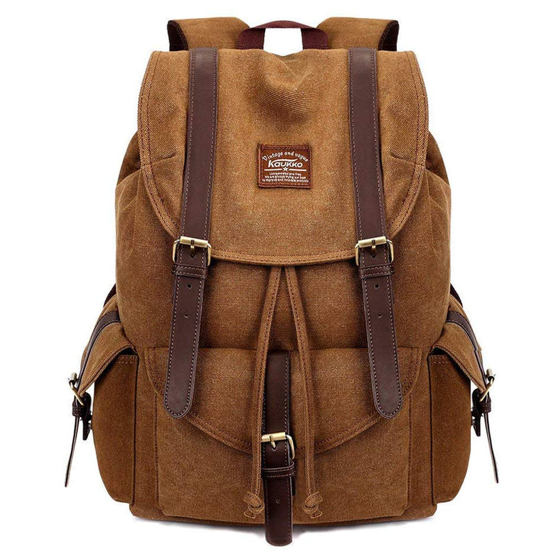KAUKKO Ep6 Unisex Backpack, Khaki[k1016], L, For outdoor use
