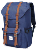 KAUKKO Laptop Backpack Travel Outdoor Weekend Bag Carry on Daypack Stylish and Durable Rucksack Hiking Backpack Fits 15.6"(EP5 - BLUE - NEW)