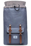 KAUKKO Laptop Outdoor Backpack, Causal Daybag Travel Hiking Rucksack fits 15 - Inch Laptop(Grey)