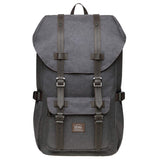 KAUKKO Laptop Outdoor Backpack Traveling Daypack Hiking Rucksack Large Capacity Bag Fits 15.6"(23 - Coffee)
